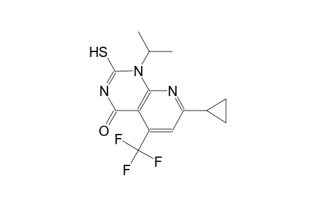 pyrido[2,3-d]pyrimidin-4(1H)-one, 7-cyclopropyl-2-mercapto-1-(1-methylethyl)-5-(trifluoromethyl)-