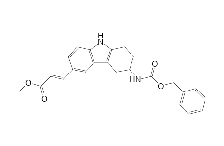 Methyl 6-Benzyloxycarbonylamino-6,7,8,9-tetrahydro-5H-carbazol-3-acrylate