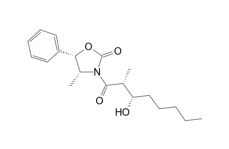 (4R,5S)-3-[(2R,3S)-3-hydroxy-2-methyl-1-oxooctyl]-4-methyl-5-phenyl-2-oxazolidinone