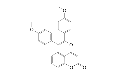 5,6-Bis(4-methoxyphenyl)pyrano[2,3,4-de]-1-benzopyran-2-one