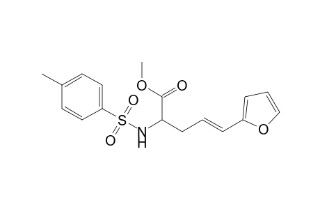 (E)-5-(2-furanyl)-2-[(4-methylphenyl)sulfonylamino]-4-pentenoic acid methyl ester