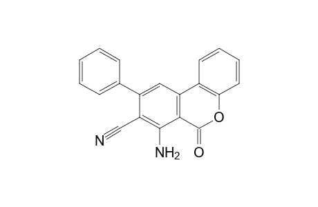 6H-dibenzo[b,d]pyran-8-carbonitrile, 7-amino-6-oxo-9-phenyl-