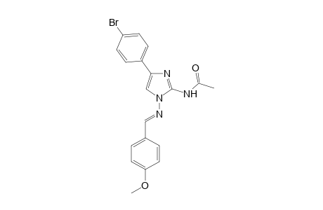 N-({1'-[(p-Methoxyphenyl)methylene]amino}-4-(4"-bromophenyl)-1H-imidazol-2'-yl}-acetamide