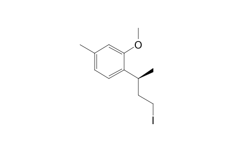 1-[(1S)-3-iodo-1-methyl-propyl]-2-methoxy-4-methyl-benzene