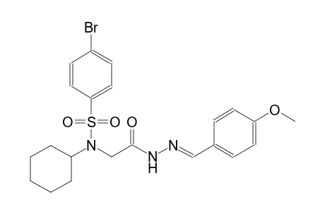 4-bromo-N-cyclohexyl-N-{2-[(2E)-2-(4-methoxybenzylidene)hydrazino]-2-oxoethyl}benzenesulfonamide