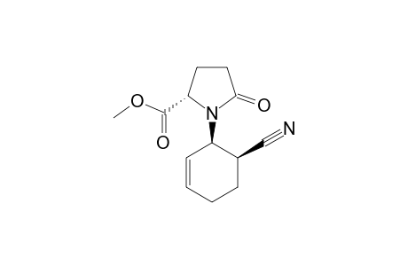 (S)-methyl 1-((1R,6S)-6-cyanocyclohex-2-enyl)-5-oxopyrrolidine-2-carboxylate