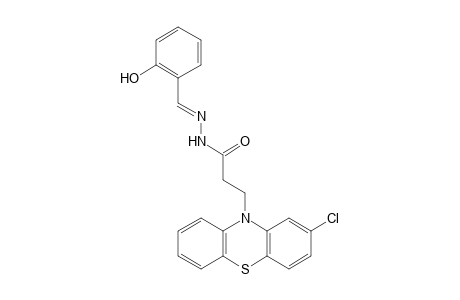 2-CHLORO-10-PHENOTHIAZINEPROPIONIC ACID, SALICYLIDENEHYDRAZIDE