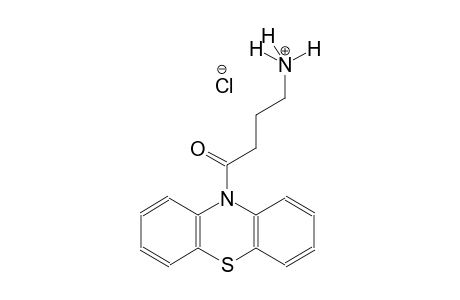 10H-phenothiazine-10-butanaminium, delta-oxo-, chloride