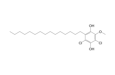 1,4-Benzenediol, 2,6-dichloro-3-methoxy-5-pentadecyl-