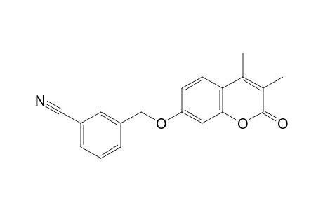Benzonitrile, 3-[[(3,4-dimethyl-2-oxo-2H-1-benzopyran-7-yl)oxy]methyl]-