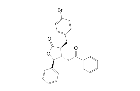 (3S,4S,5S)-3-(4-bromobenzyl)-4-phenacyl-5-phenyl-tetrahydrofuran-2-one