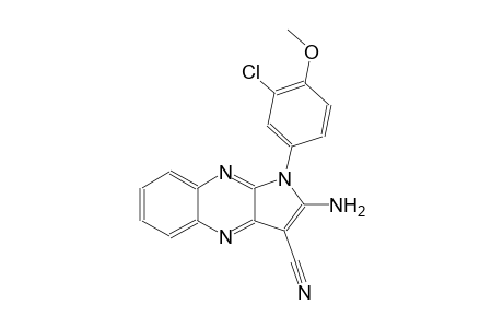 1H-pyrrolo[2,3-b]quinoxaline-3-carbonitrile, 2-amino-1-(3-chloro-4-methoxyphenyl)-
