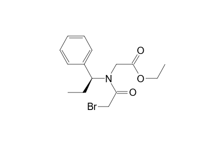 Ethyl 2-(2-bromo-N-((S)-1-phenylpropyl)acetamido)acetate