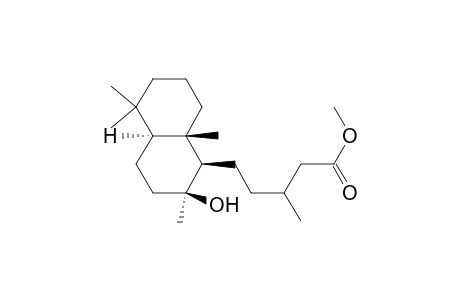 1-Naphthalenepentanoic acid, decahydro-2-hydroxy-.beta.,2,5,5,8a-pentamethyl-, methyl ester, [1R-[1.alpha.(S*),2.beta.,4a.beta.,8a.al pha.]]-