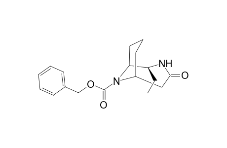 (-)-Benzyl 2.beta.-ethyl-4-oxo-3,10-adizabicyclo[4.3.1]decane-10-carboxylate