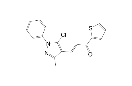 (2E)-3-(5-chloro-3-methyl-1-phenyl-1H-pyrazol-4-yl)-1-(2-thienyl)-2-propen-1-one