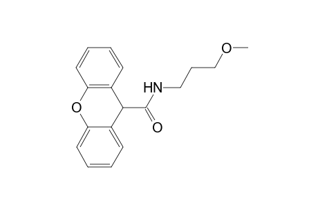 N-(3-methoxypropyl)-9H-xanthene-9-carboxamide