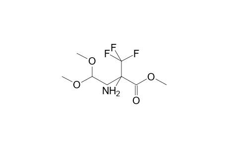 2-AMINO-2-TRIFLUOROMETHYL-4,4-DIMETHOXYBUTANOIC ACID, METHYL ESTER