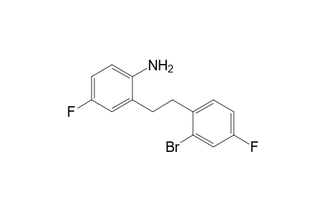 4-Fluoro-2-[2'-(2"-bromo-4"-fluorophenyl)ethyl]phenylamine