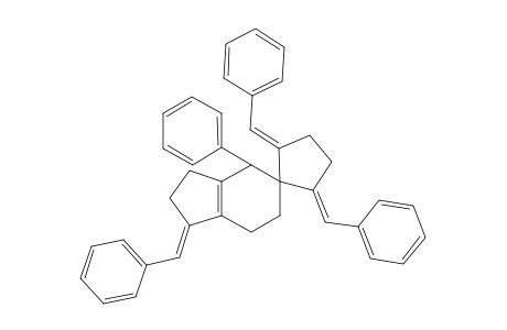 2',3',6',7'-tetrahydro-4'-phenyl-1',2,5-tris(E)-phenylmethylene]-spiro[cyclopentane-1,5'(4'H)-indene]