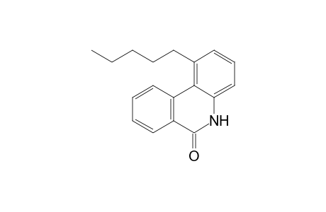 1-Amyl-5H-phenanthridin-6-one