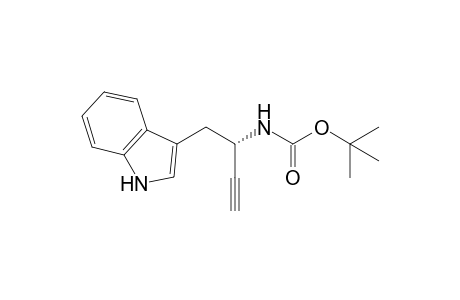 (S)-1-[Methyl-(3'-indolyl)]-N-(t-butoxycarbonyl)-2-propynamine