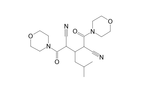 3-Isobutyl-2,4-bis(4-morpholinylcarbonyl)pentanedinitrile
