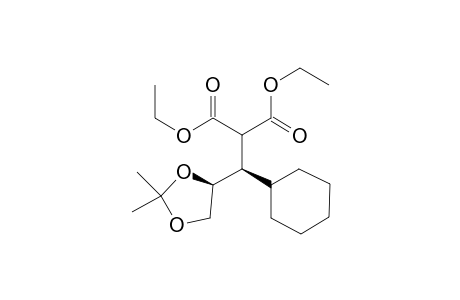Diethyl 2-[(1R)-1-Cyclohexyl-1-[(4S)-2,2-dimethyl-1,3-dioxolan-4-yl]methyl]malonate