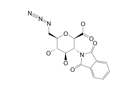6-AZIDO-2,6-DIDEOXY-2-PHTHALIMIDO-BETA-D-GLUCOPYRANOSYL-FORMIC-ACID