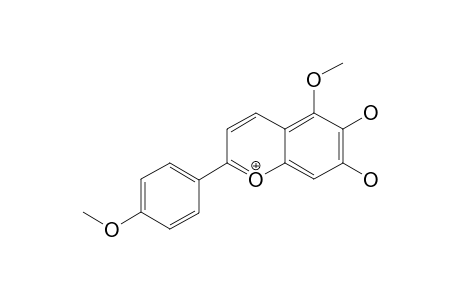 CARAJURIN;6,7-DIHYDROXY-5,4'-DIMETHOXY-FLAVYLIUM