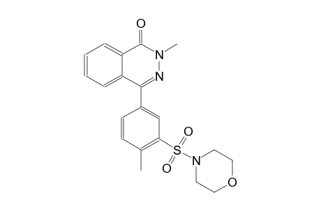 2-methyl-4-[4-methyl-3-(4-morpholinylsulfonyl)phenyl]-1(2H)-phthalazinone