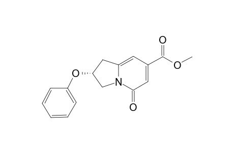 (2R)-7-METHOXYCARBONYL-2-PHENOXY-6,7,8,8A-DEHYDRO-INDOLIZIDIN-5-ONE
