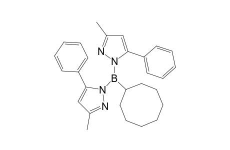 Boron, 1,5-cyclooctanediyl(3-methyl-5-phenyl-1H-pyrazolato-N1)(3-methyl-5-phenyl-1H-pyrazole-N2)-, (T-4)-