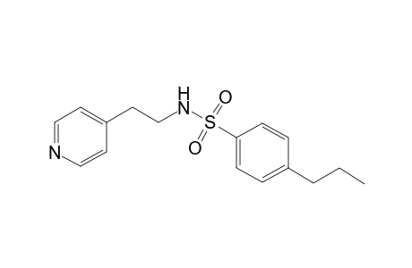 4-Propyl-N-[2-(4-pyridyl)ethyl]benzenesulfonamide
