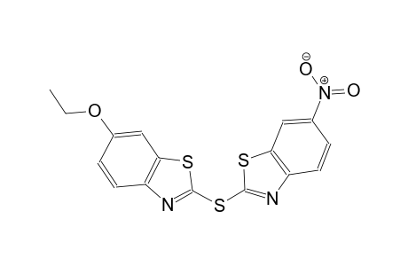 benzothiazole, 2-[(6-ethoxy-2-benzothiazolyl)thio]-6-nitro-