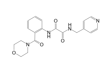 ethanediamide, N~1~-[2-(4-morpholinylcarbonyl)phenyl]-N~2~-(4-pyridinylmethyl)-