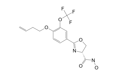 2-[4-(BUT-3'-ENYLOXY)-3-TRIFLUOROMETHOXYPHENYL]-OXAZOLINE-4-HYDROXAMIC-ACID