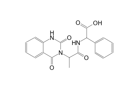 benzeneacetic acid, alpha-[[2-(1,4-dihydro-2,4-dioxo-3(2H)-quinazolinyl)-1-oxopropyl]amino]-