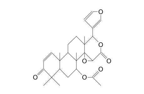 7a-Acetoxy-3-oxo-14b,15b-epoxy-meliac-1-enolide