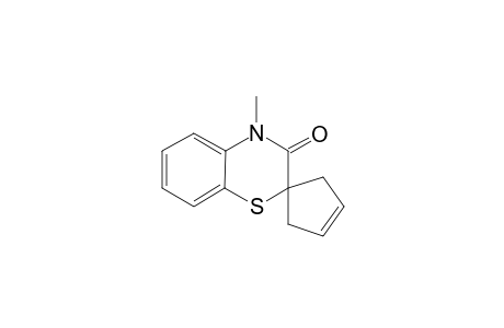 4-Methyl-2H-benzothiazin-2-spirocyclopent-3'-en-3(4H)-one