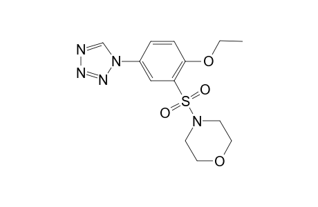 4-[2-ethoxy-5-(1,2,3,4-tetrazol-1-yl)phenyl]sulfonylmorpholine