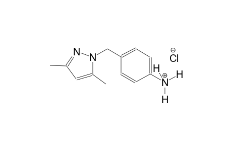4-[(3,5-dimethyl-1H-pyrazol-1-yl)methyl]benzenaminium chloride
