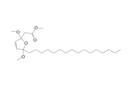 2-(5-cetyl-2,5-dimethoxy-2-furyl)acetic acid methyl ester