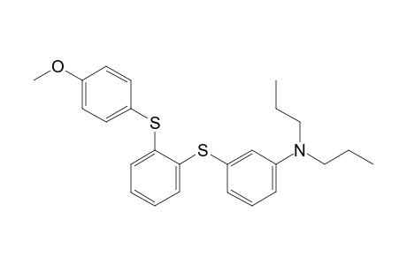 2-(4-Methoxyphenylthio)-3'-(dipropylamino)diphenyl sulfide