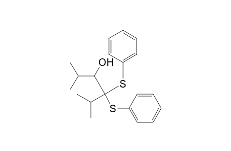 2,5-Dimethyl-3,3-bisphenylthiohexan-4-ol