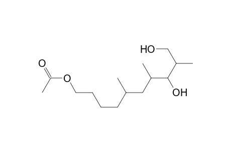 1,3,10-Decanetriol, 2,4,6-trimethyl-, 10-acetate