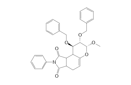 N-PHENYL-(2R,3R,4S,4AS,5S,6R)-3,4-BIS-(BENZYLOXY)-4A,5,6,7-TETRAHYDRO-2-METHOXY-5,6-CHROMANDICARBOXIMIDE