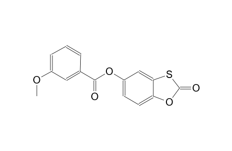 benzoic acid, 3-methoxy-, 2-oxo-1,3-benzoxathiol-5-yl ester