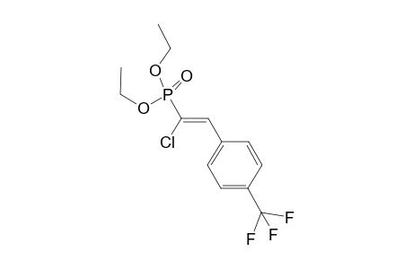 (Z)-Diethyl 1-chloro-2-(4-trifluoromethylphenyl)ethenphosphoate