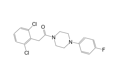 1-[(2,6-dichlorophenyl)acetyl]-4-(4-fluorophenyl)piperazine